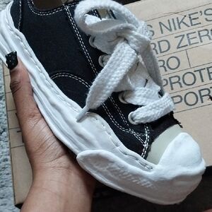 Kids Black and White Sneakers